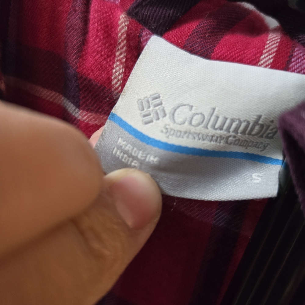 Columbia Hooded Utility Jacket with Plaid Lining Women’s Small - Picture 5 of 6